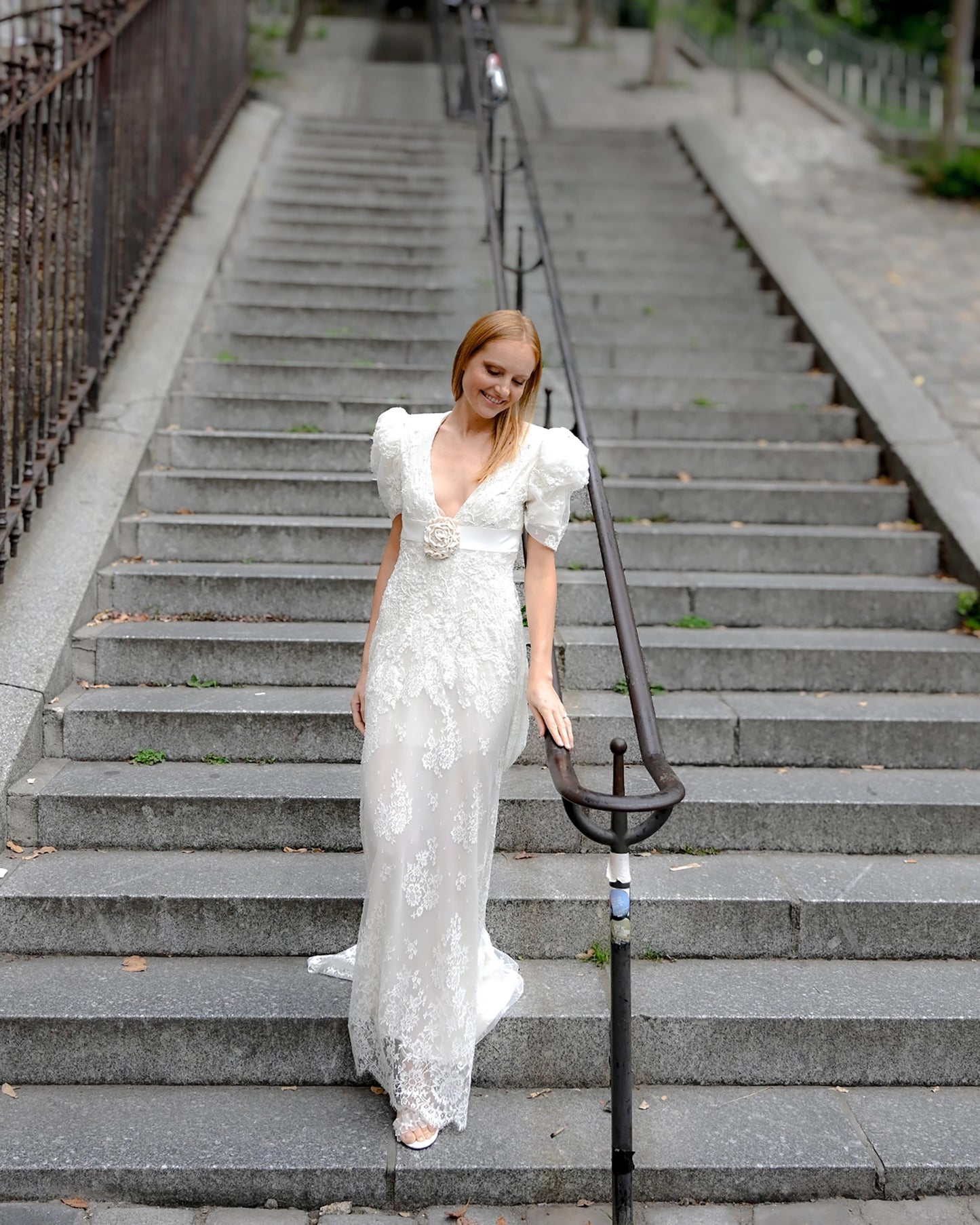 Robe de mariée manches bouffantes JOSEPHINE