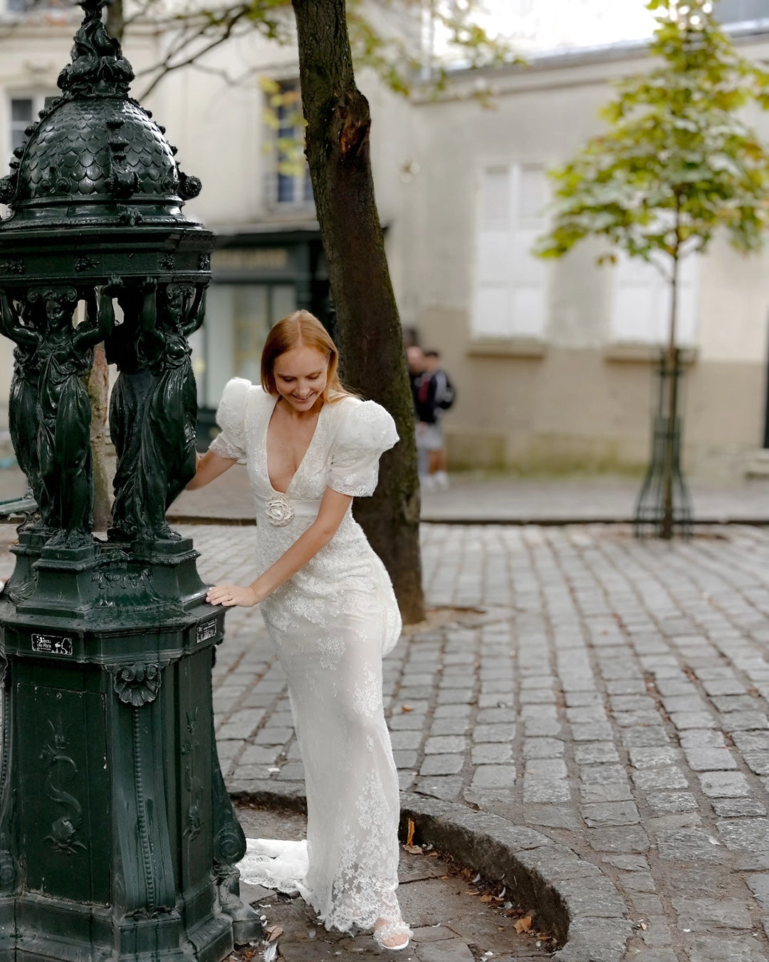 Robe de mariée manches bouffantes JOSEPHINE