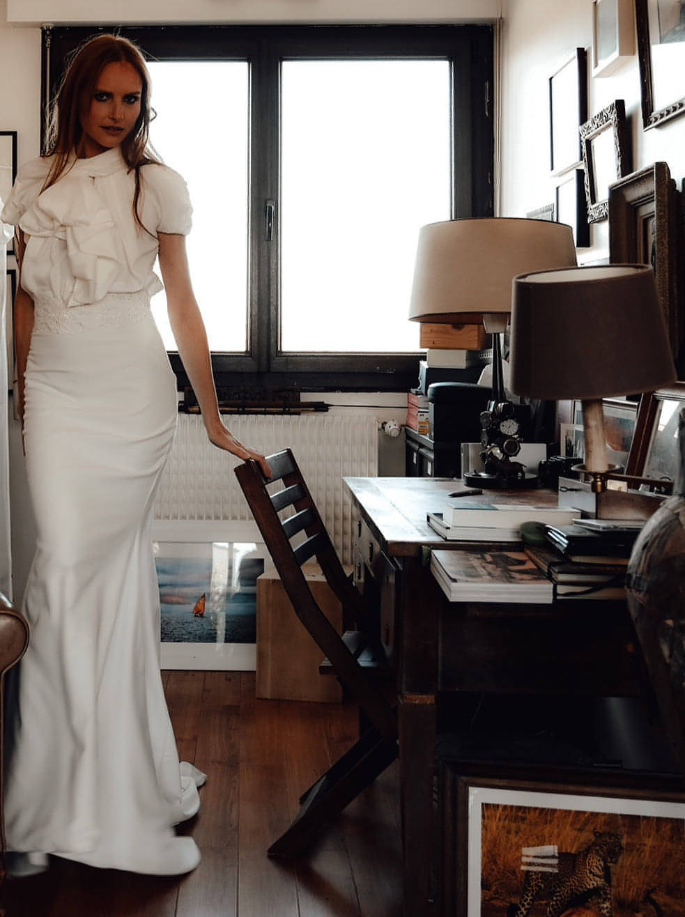 Cassandre silk wedding dress