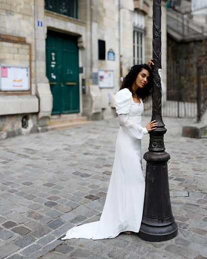 Robe de mariée manche longue VERONIQUE