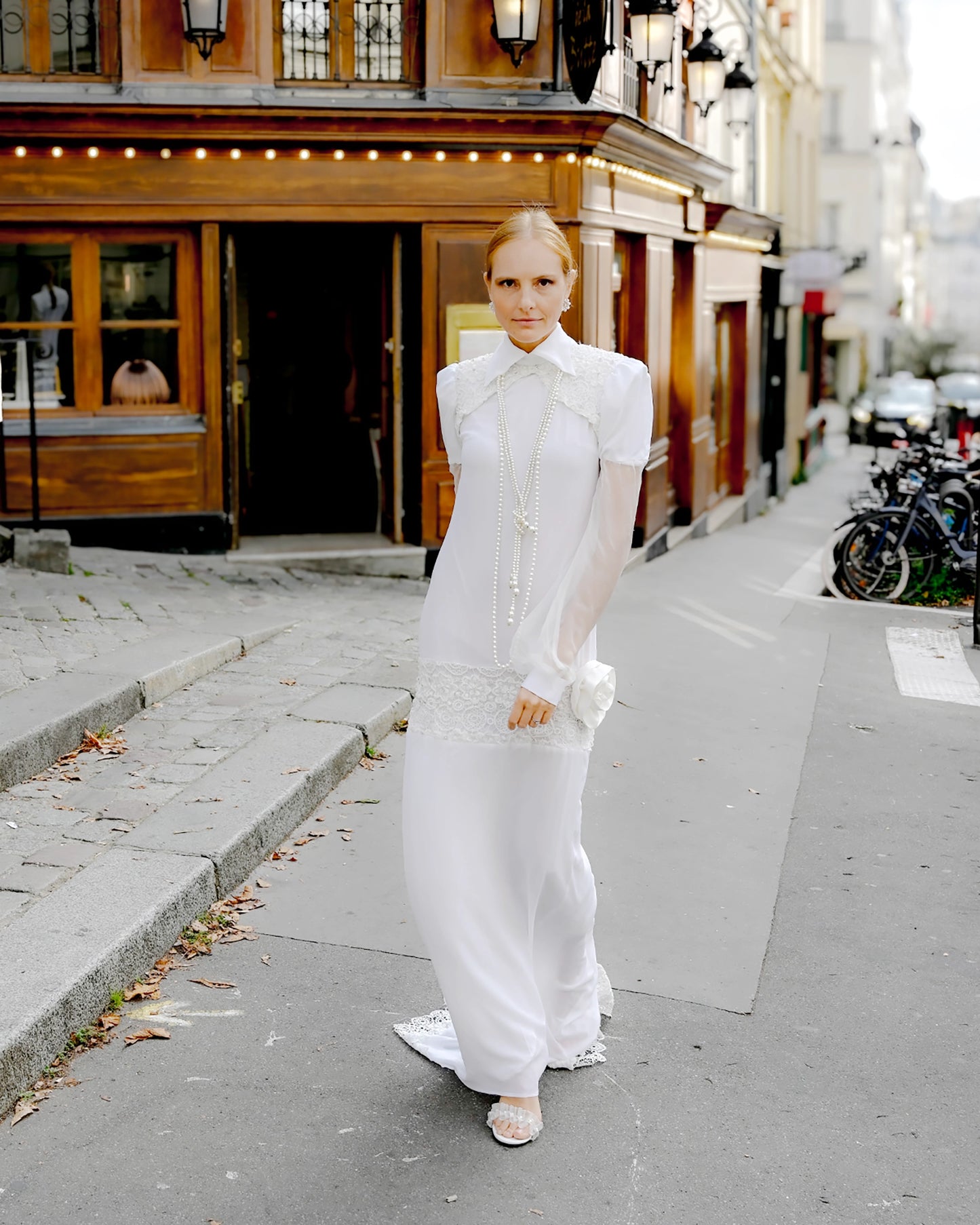 Robe de mariée à manches longues ZELDA